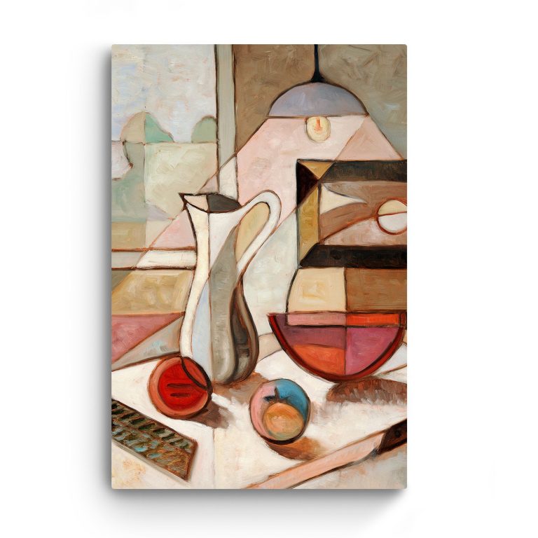 Canvas Wall Art - Classic Kitchen Abstract - Lys Og Art regarding Abstract Canvas Art For Kitchen